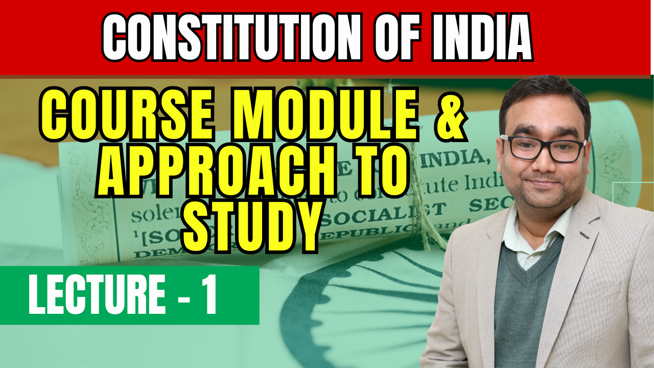Lecture 1 - Course Module & Approach to Study