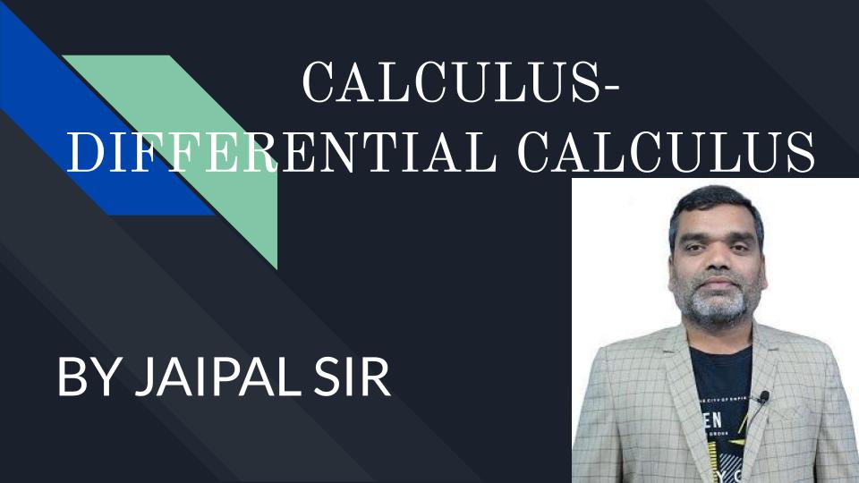 Calculus_Differential Calculus