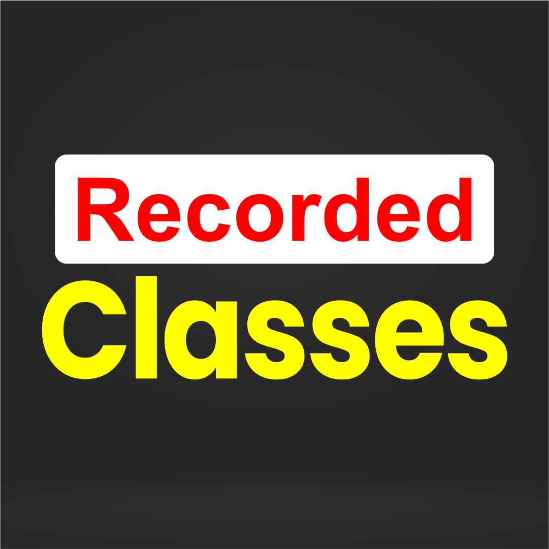 RECORDED CLASSES