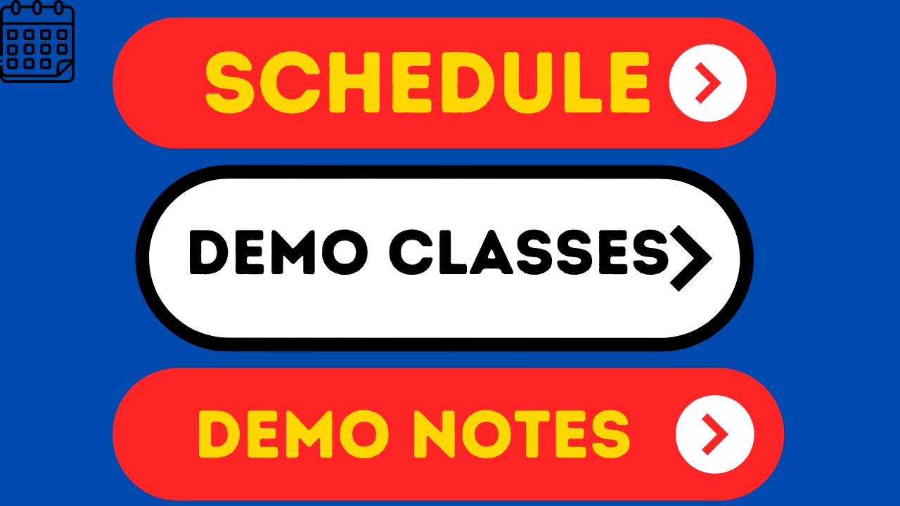 DEMO CLASSES / NOTES