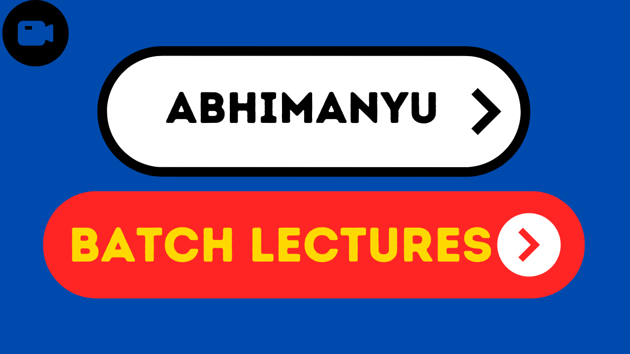 ABHIMANYU BATCH LECTURE PDF
