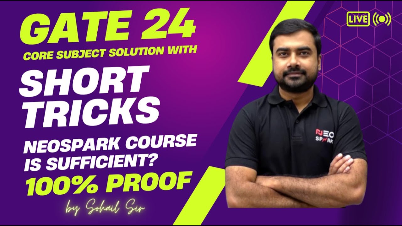 GATE 24 EE Solution | Neospark Course is Sufficient?
